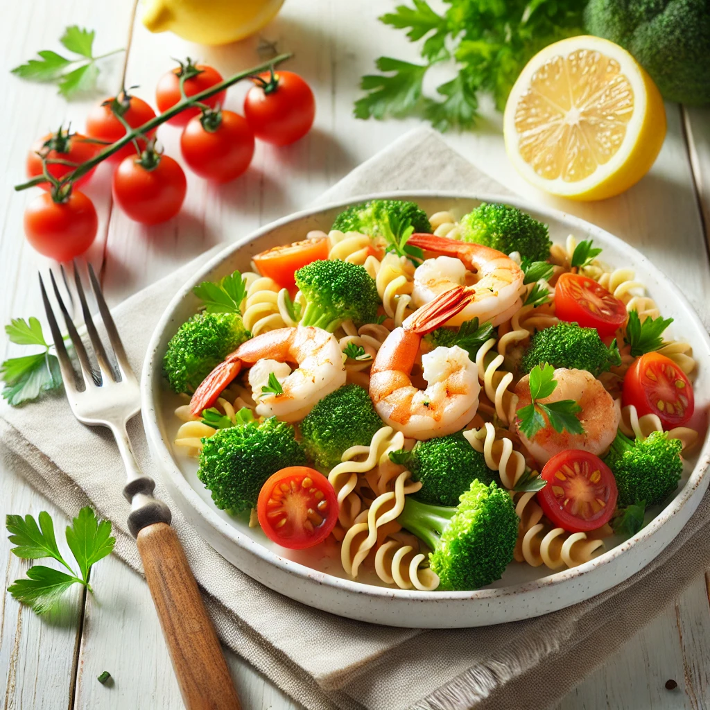 저칼로리 새우 파스타