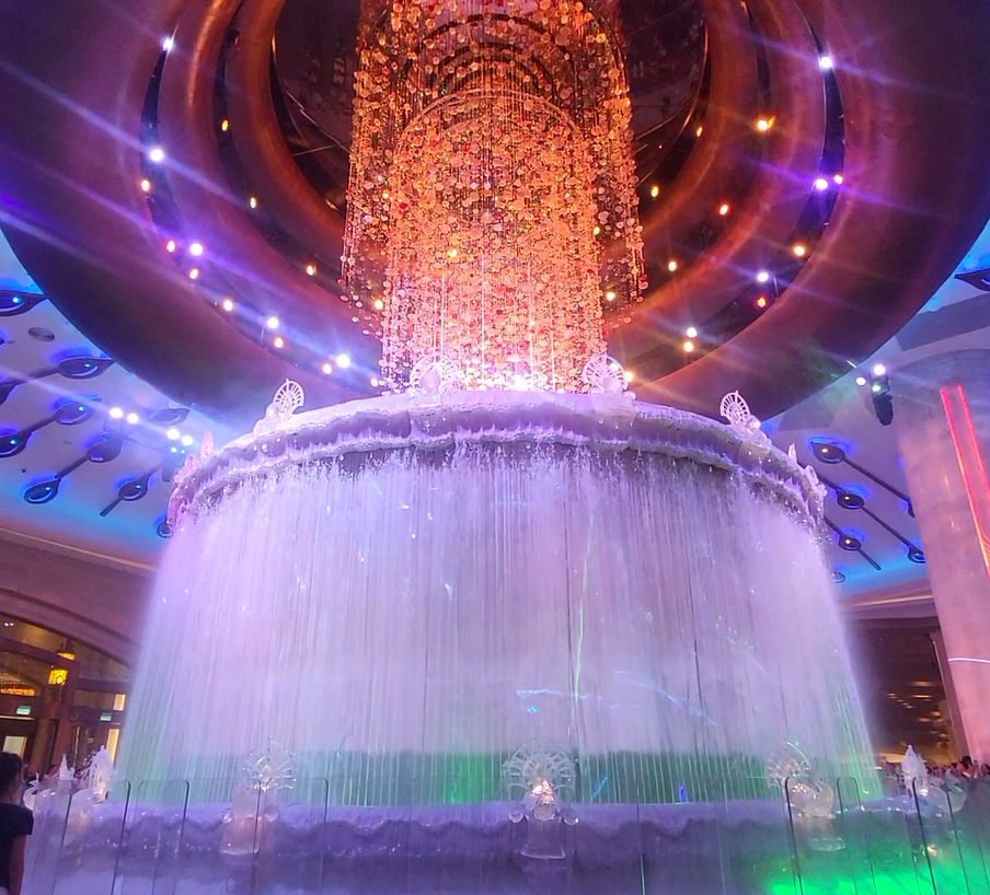 마카오 갤럭시 호텔 다이아몬드 쇼 시간 ! 아이와 함께 본 화려한 무료 공연