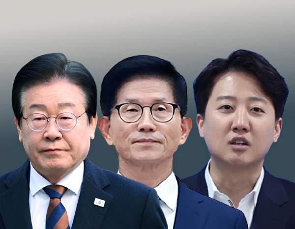 이재명·김문수·이준석 PK 지역 유세 현장: 보수표심 쟁탈전