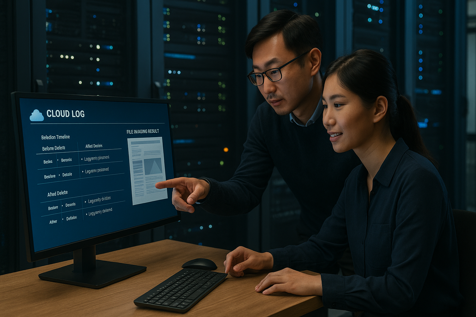 클라우드 저장소 로그 검토