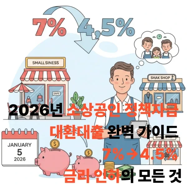 2026 소상공인 지원금 완벽 가이드ㅣ신청 방법&amp;#44; 대상&amp;#44; 지급 시기&amp;#44; 혜택