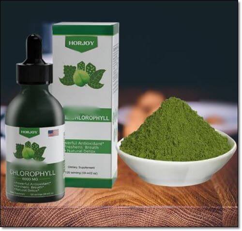 액상 클로로필 및 분말