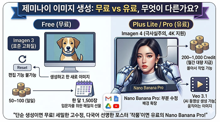 제미나이 요금제 차이점