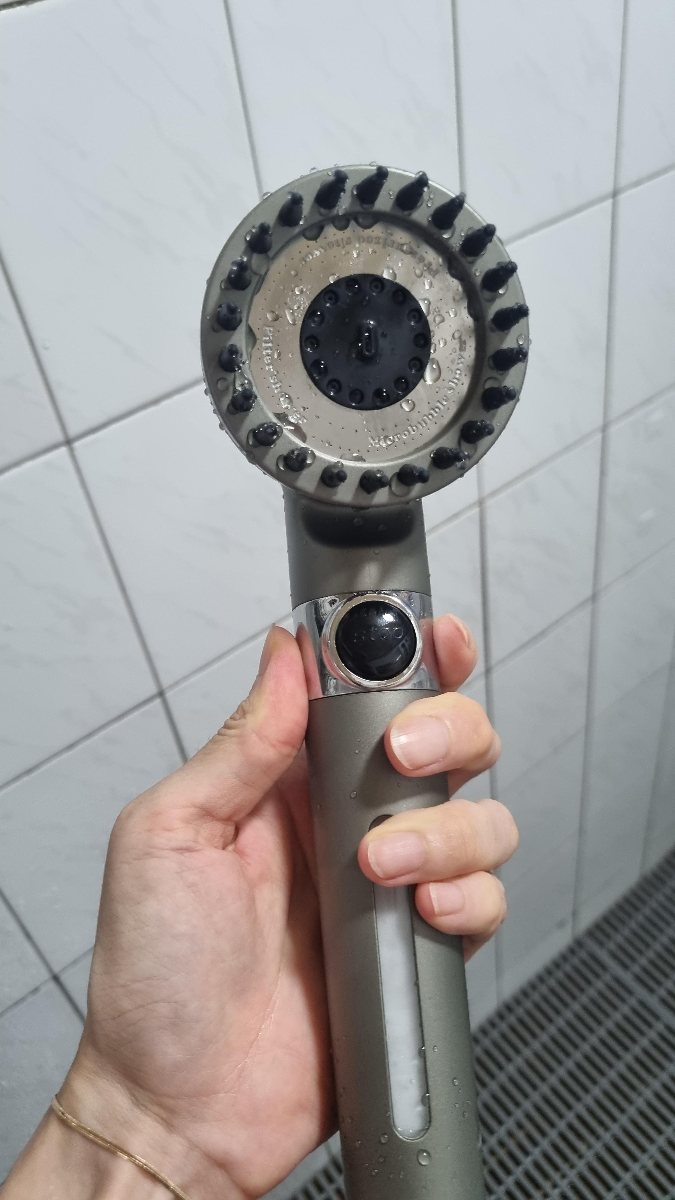 고수압 필터 샤워기, 미스트분사 두피 마사지 세척, 절수 샤워기