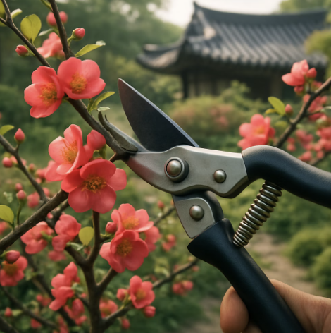 풍성한 꽃을 위한 용감한 가위질&amp;#44; 가지치기