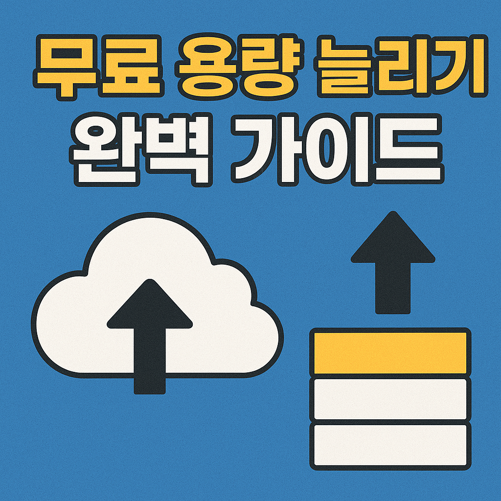 무료 용량 늘리기 완벽 가이드