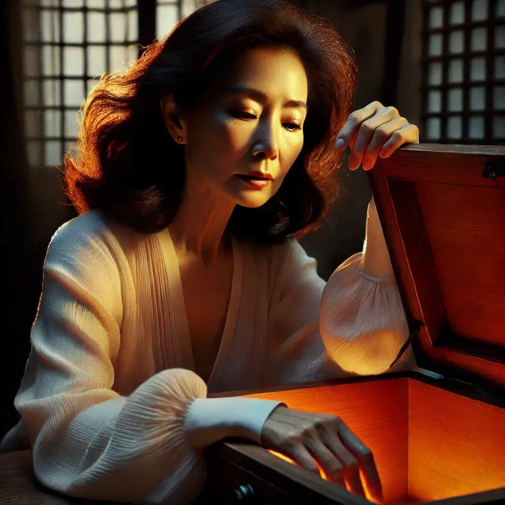 서랍에 저녁을 넣어 두었다