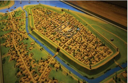 풍납토성 모형도