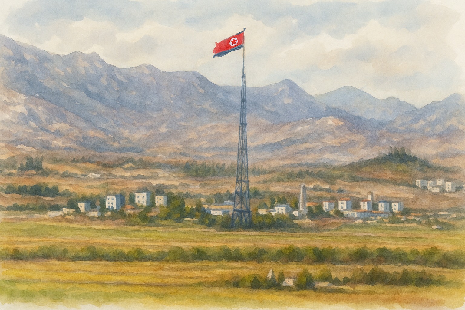 도라전망대북한전경