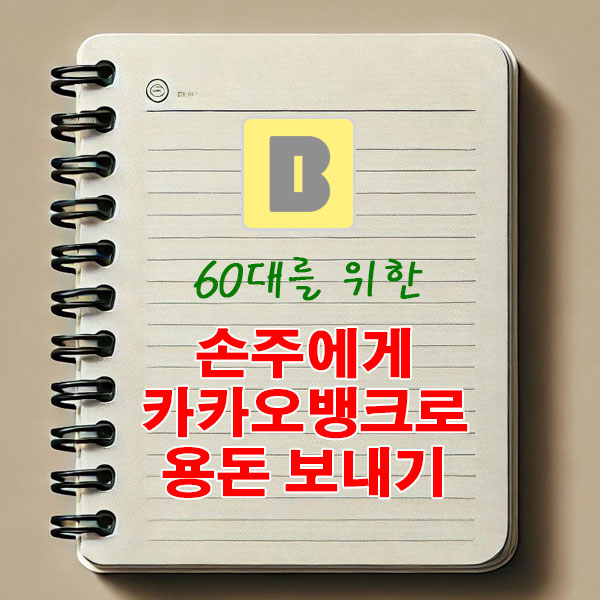 60대를 위한 손주에게 카카오뱅크로 용돈 보내기(카카오뱅크 송금)