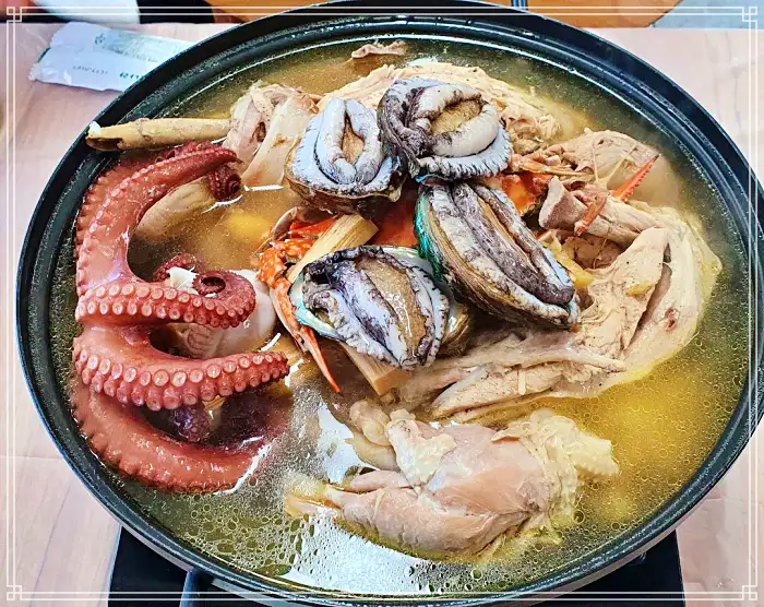 쏠비치 진도 리조트 맛집 전복 삼겹살 구이