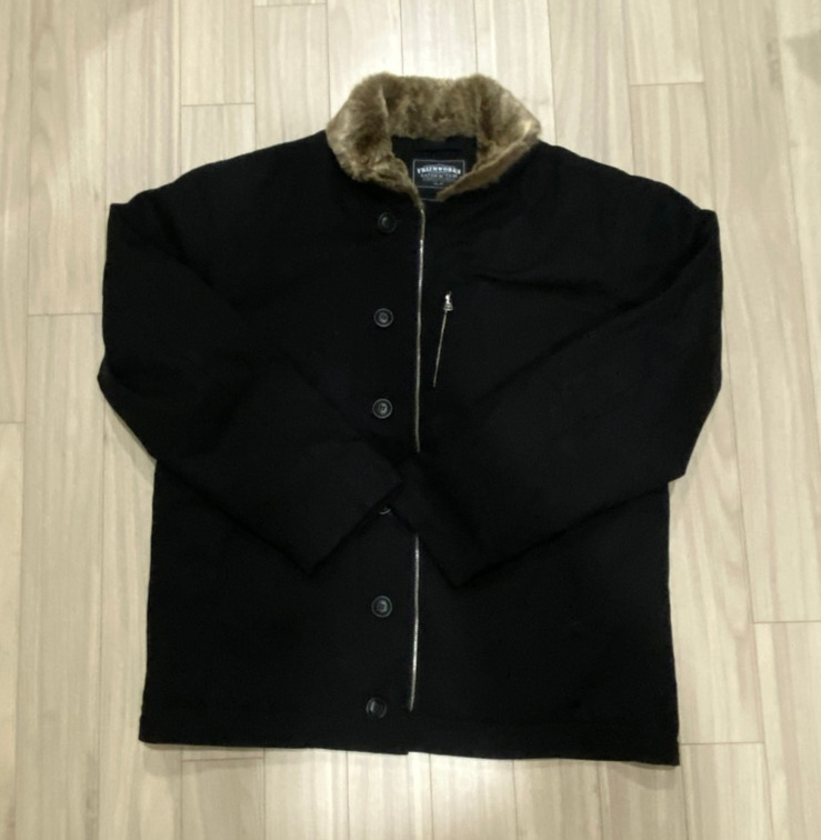 프리즘웍스 덱자켓 블랙 EDGAR N-1 DECK JACKET _ BLACK
