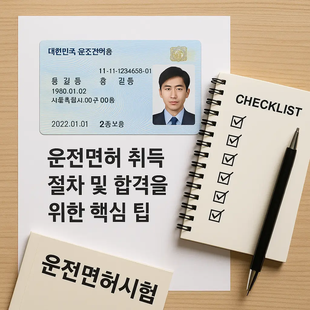 운전면허 취득 절차와 합격을 위한 핵심 팁