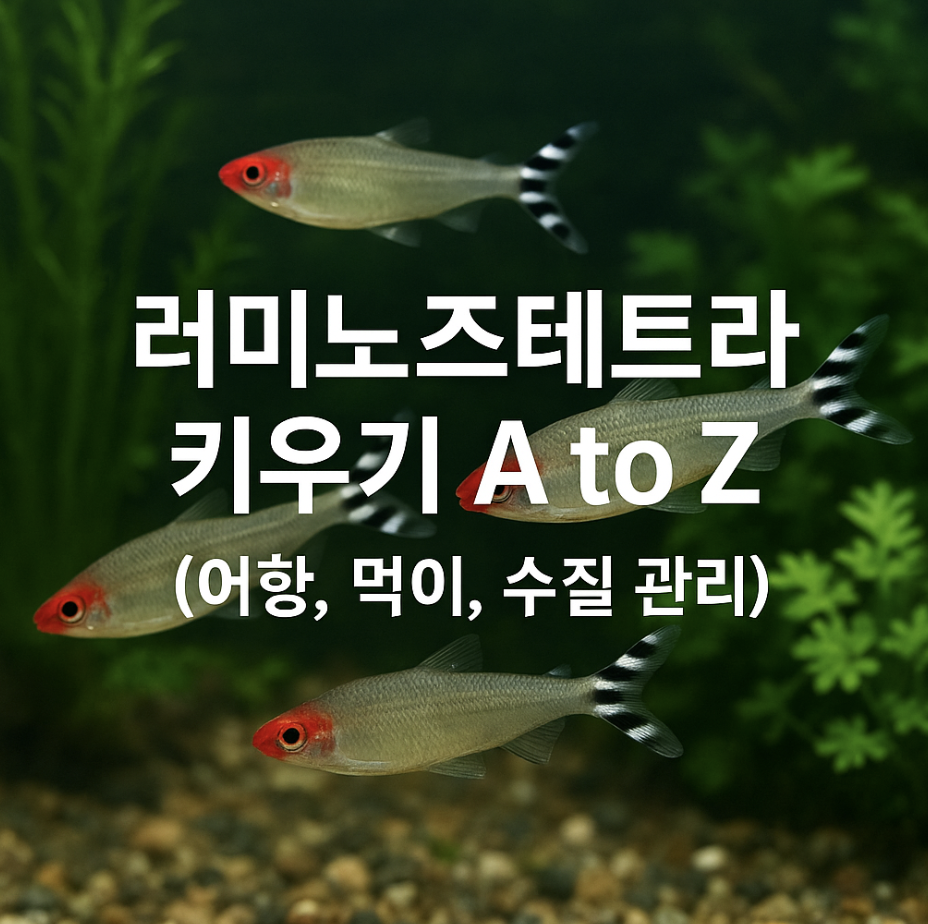 러미노즈테트라 키우기 A to Z (어항, 먹이, 수질 관리)