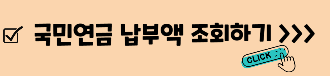 국민연금 납부액 조회