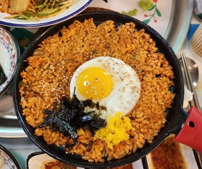 파절이세겹살볶음밥