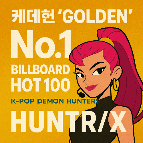 케데헌 &lsquo;Golden&rsquo;, 빌보드 1위 달성! 가상 K팝의 새 역사