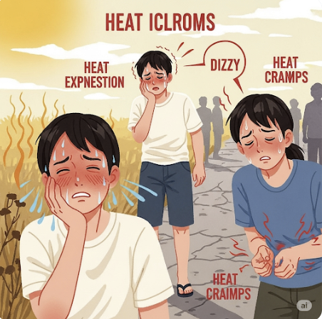 폭염 속 위험 질병 3가지 (온열질환, 뇌졸중, 급성심정지 예방과 대처법) 관련 사진