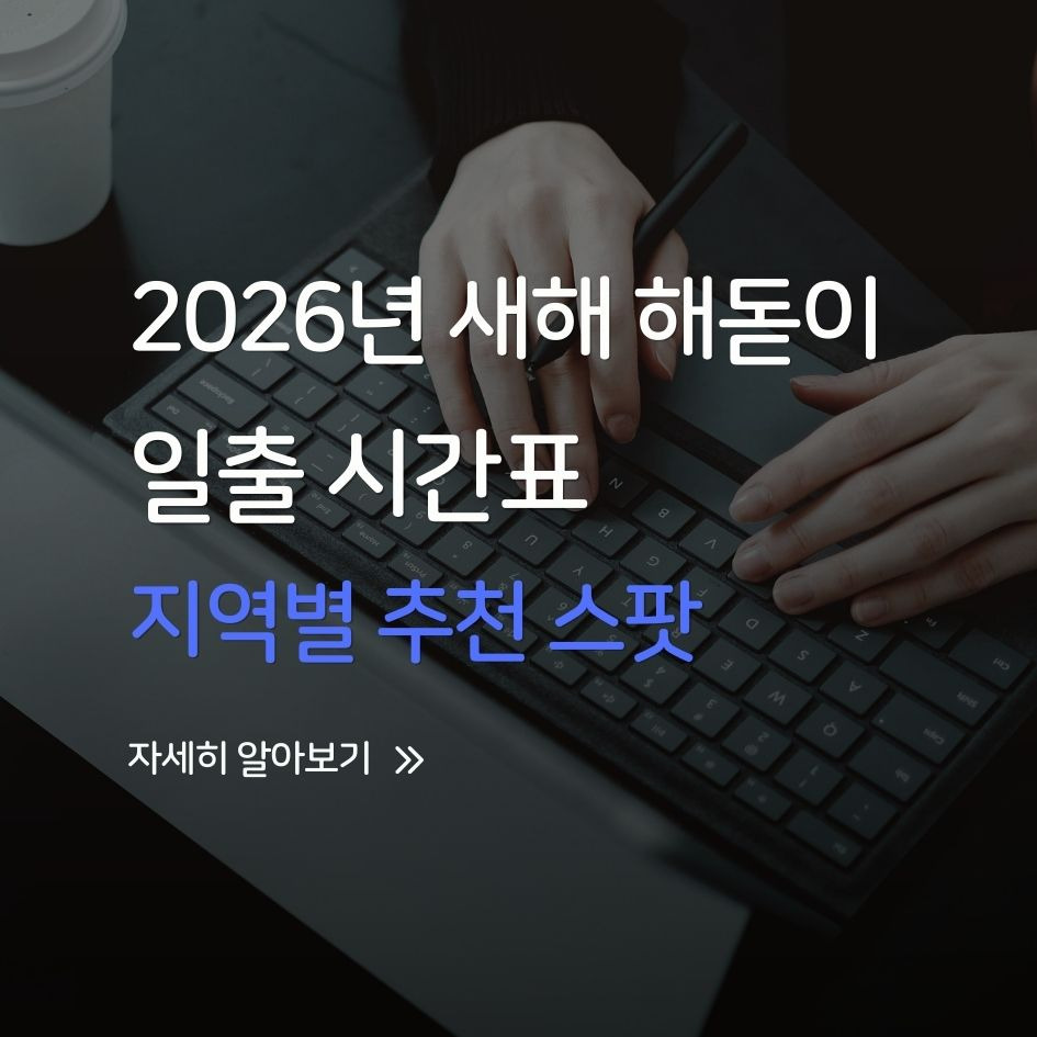 2026 새해 일출 명소 대표 이미지