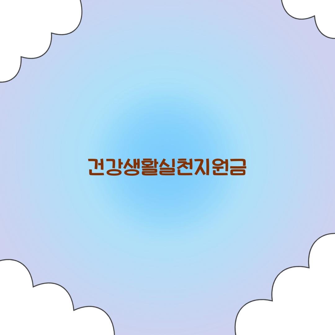 건강생활실천지원금