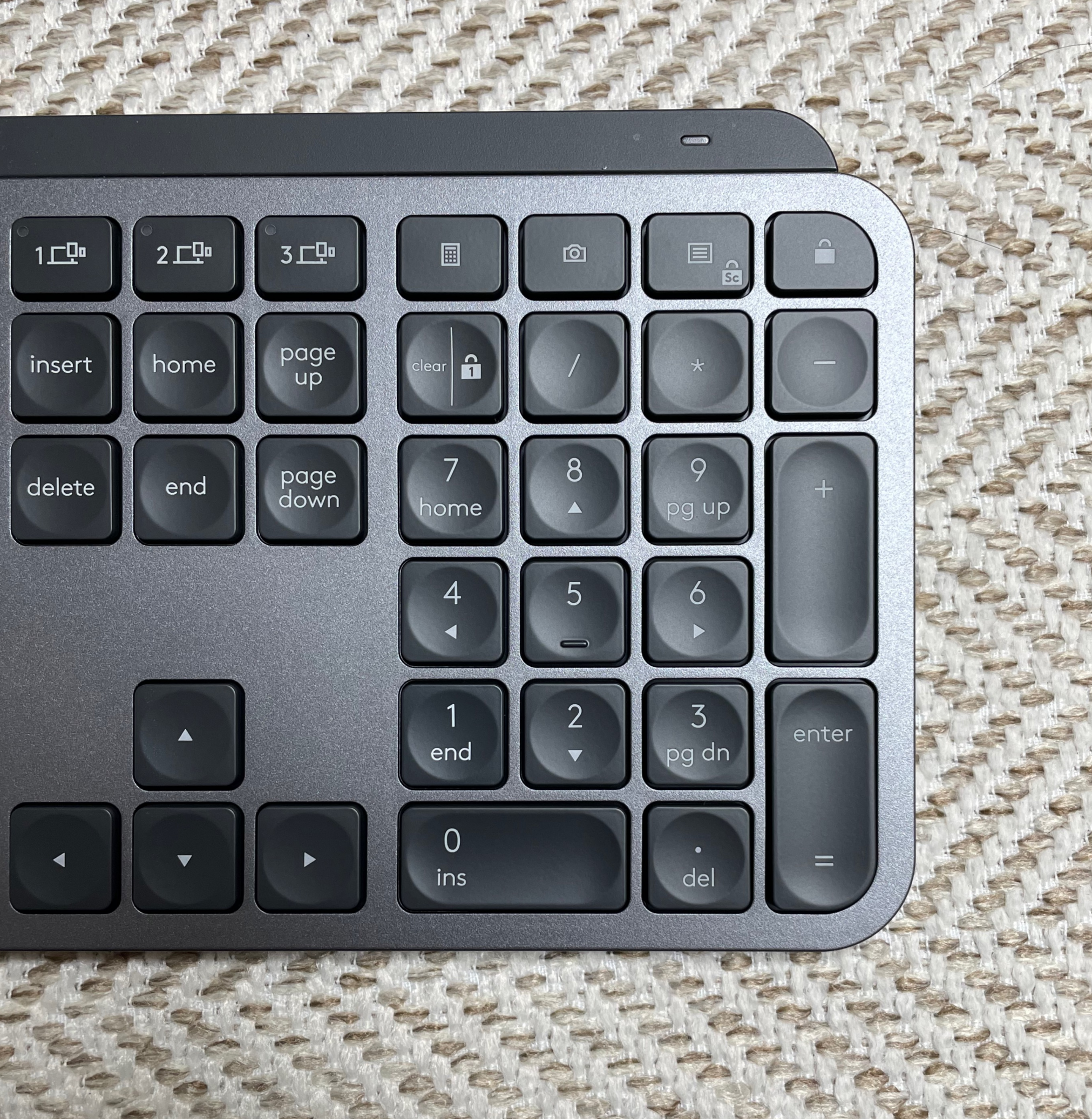 계산기와 화면 캡처 버튼