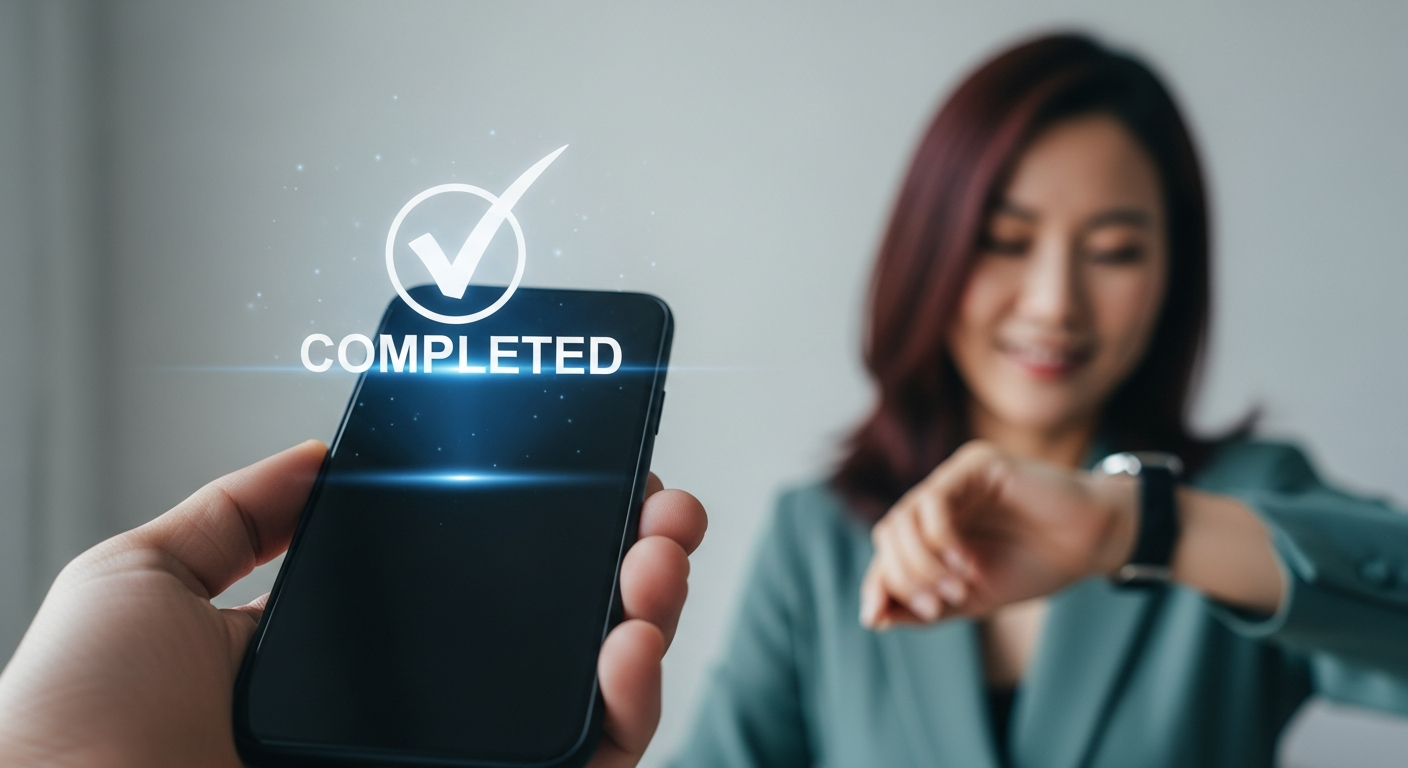 2025년 세제 혜택 적용을 위한 12월 31일 오후 4시 입금 마감 알림 시계 이미지