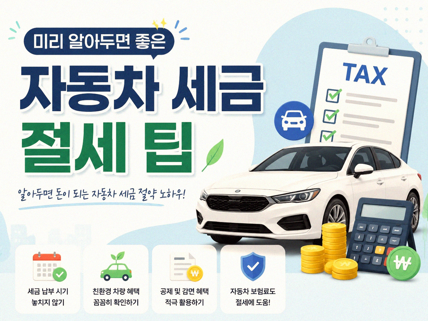 자동차 세금, 어떻게 내고 조금이라도 아낄 수 있을까