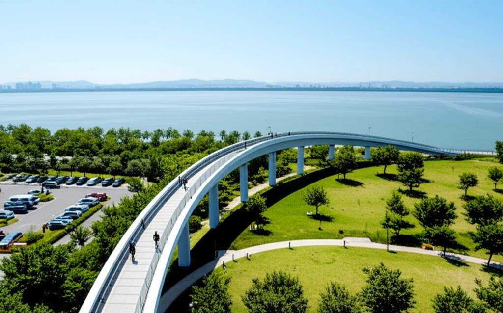 당산역 노상 주차장과 영등포구청 별관..