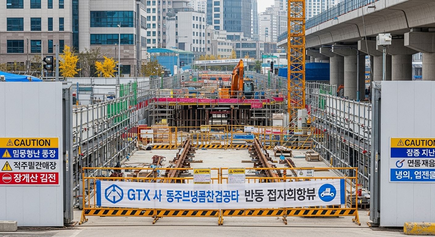 교통 개발 현장 사진