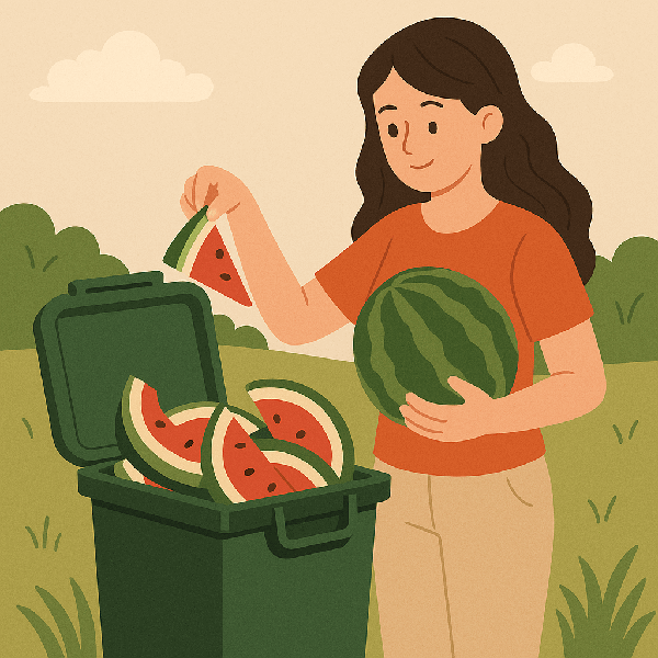 수박껍질 그냥 버리면 과태료? 여름철, 수박껍질 분리수거 제대로 하는 법
