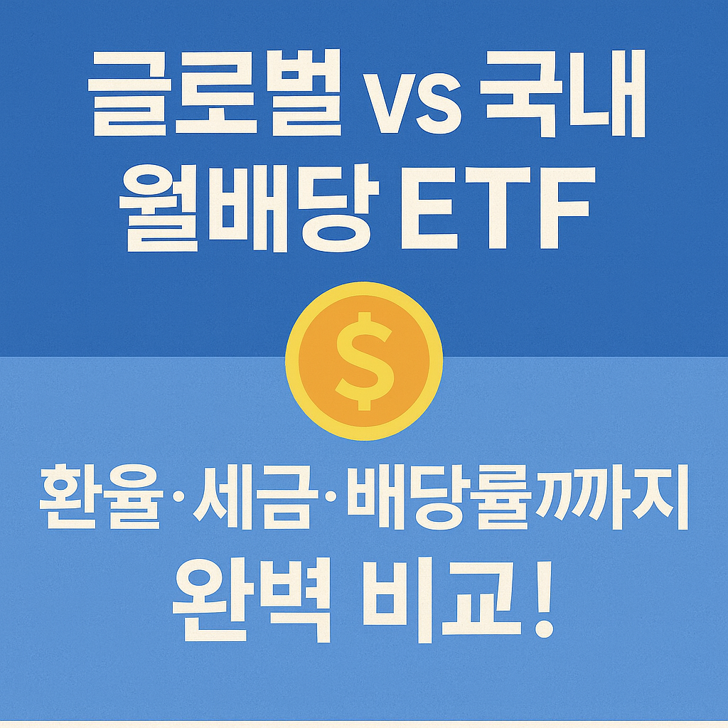 글로벌 vs 국내 월배당 ETF