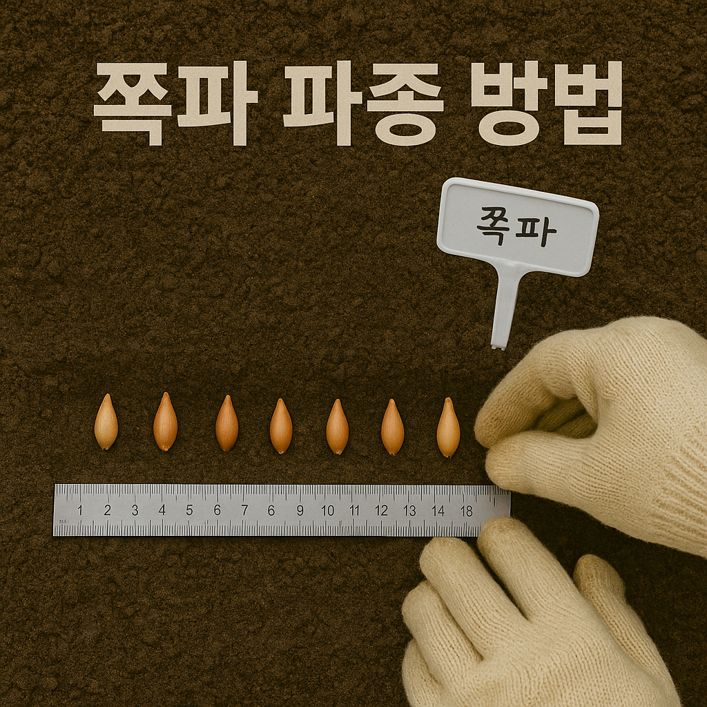 쪽파 파종 방법