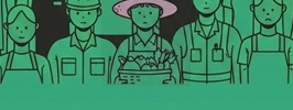 푸드&amp;#44; 뷰티&amp;#44; 패션 등 다양한 업종의 소상공인들이 모여 있는 일러스트로&amp;#44; 혁신적인 변화를 꿈꾸는 생활밀착형 소상공인들의 연대를 상징합니다.