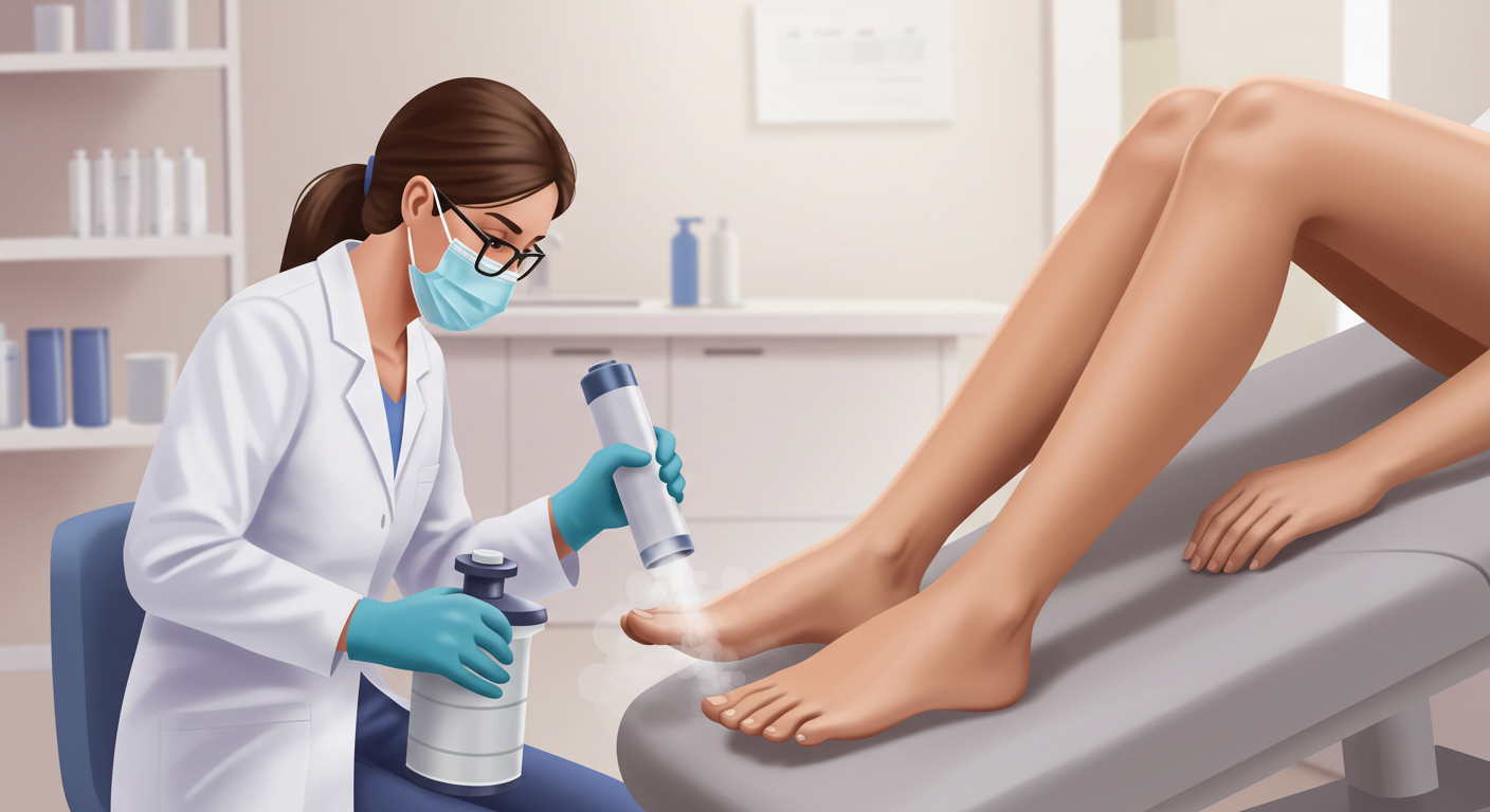 발 건강&amp;#44; 티눈 치료&amp;#44; 냉동치료