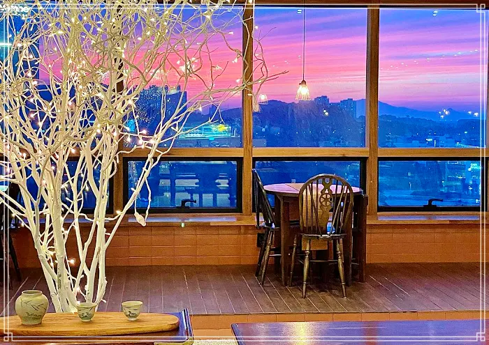 영종도 구읍뱃터 맛집 감성 디저트 카페, 양갱, 꽃차