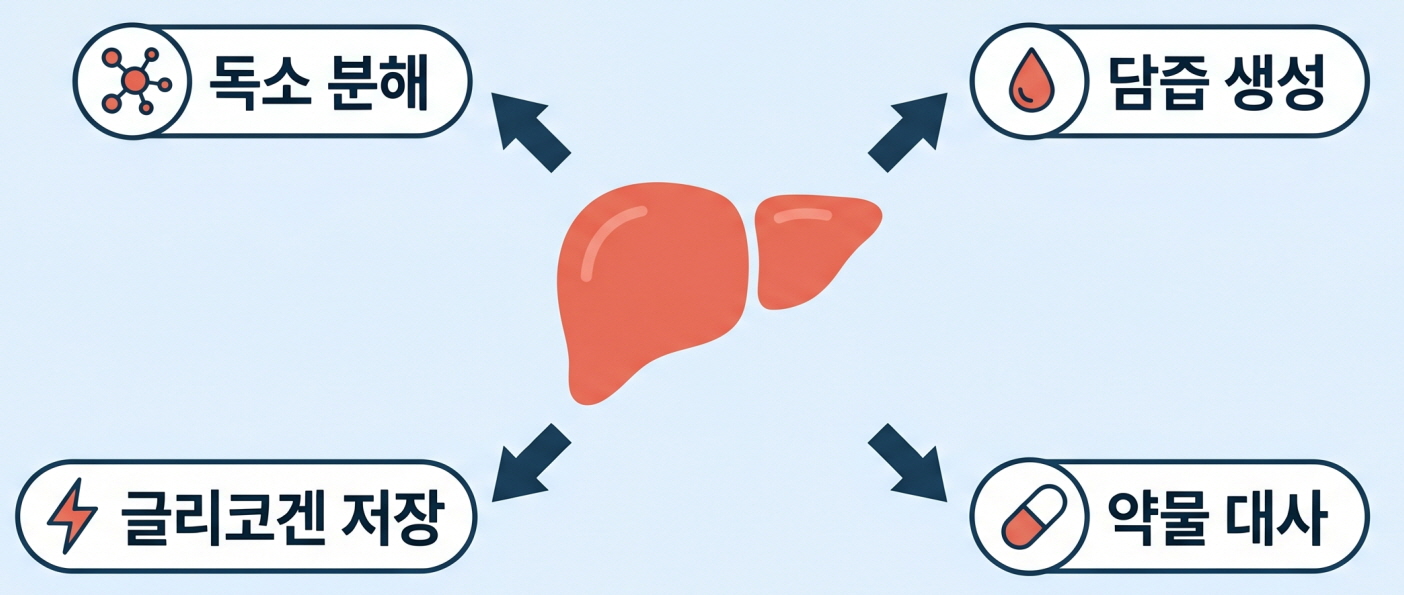 간의 해독 기능과 주요 역할