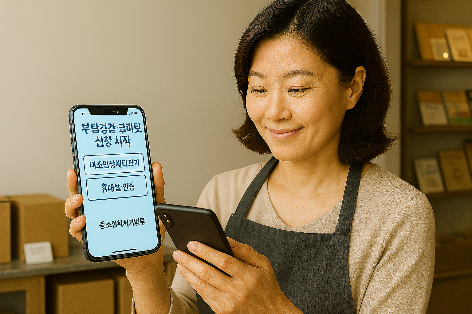 부담경감 지원 소상공인 예시