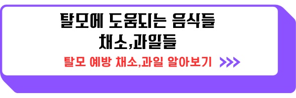 탈모에 좋은 음식 알아보기, 탈모 원인