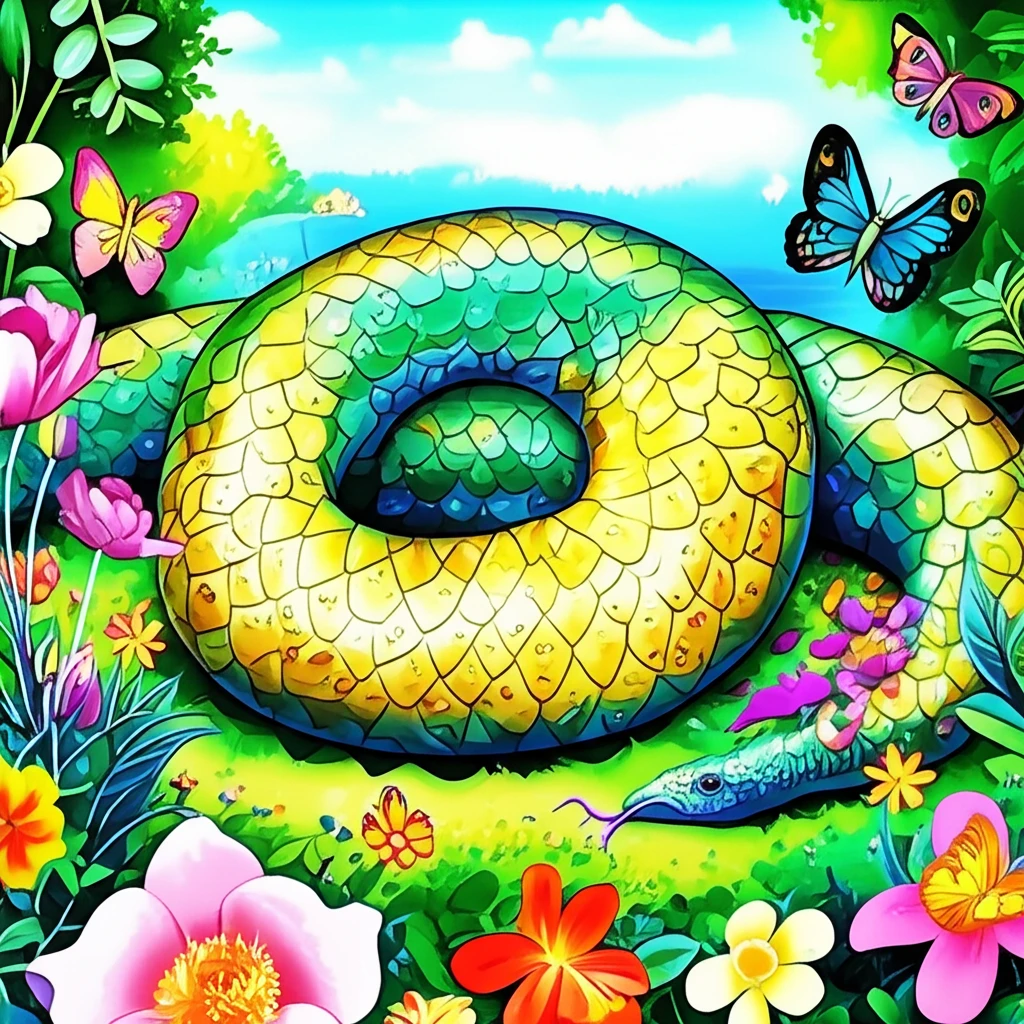 태몽? 재물? 큰 구렁이 꿈의 모든 