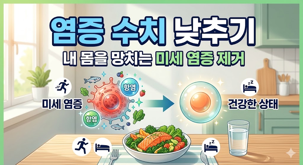만성 염증 수치 낮추기
