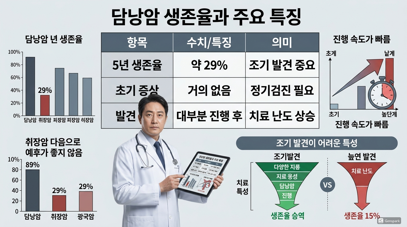 담낭암 생존율과 주요 특징