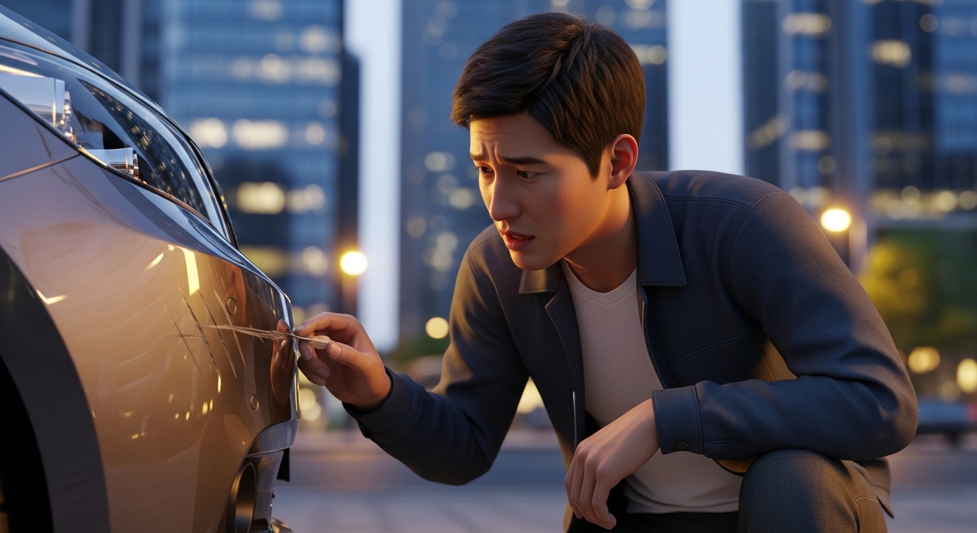 주차장사고, 대물배상