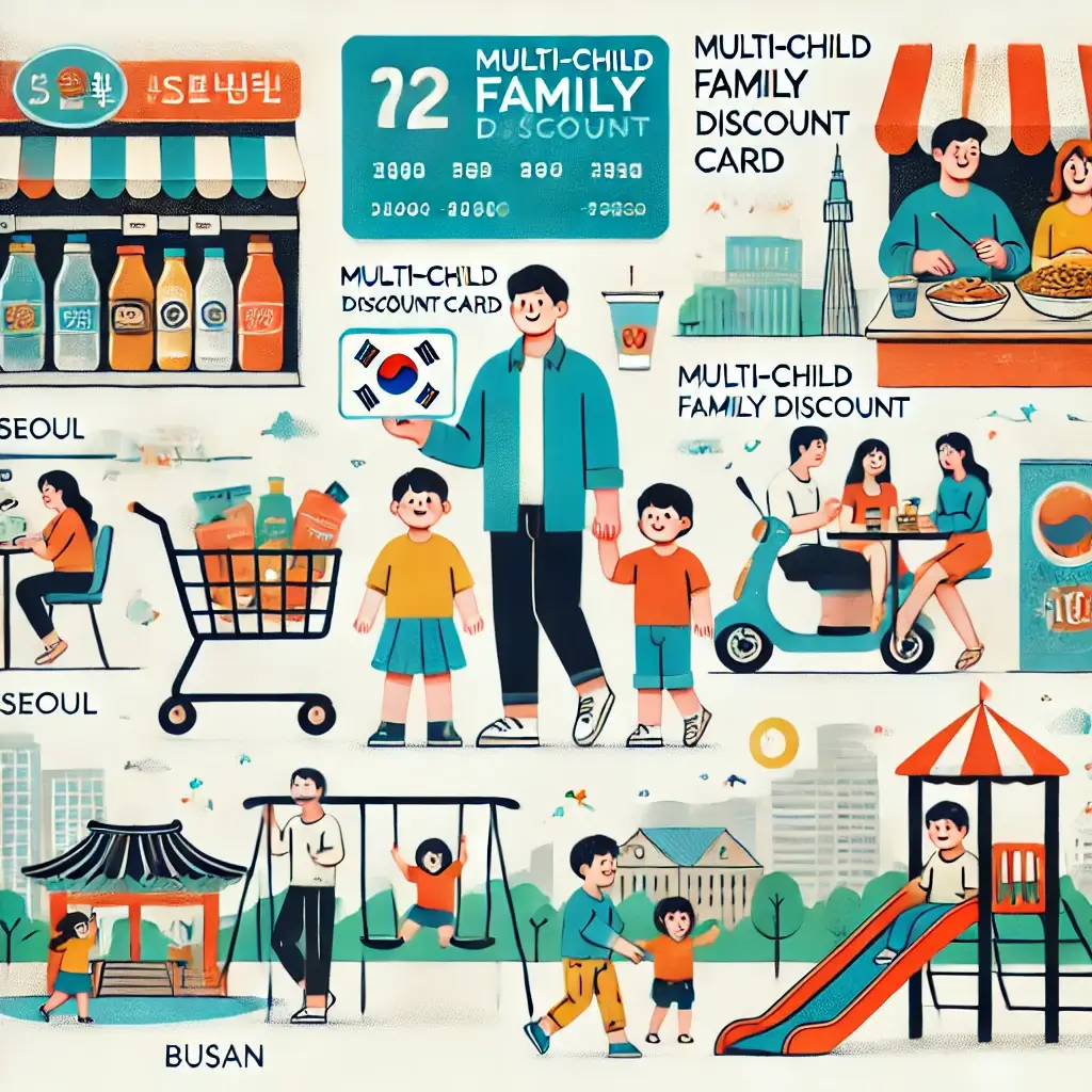 지역별 다자녀 우대카드 혜택 및 신청방법