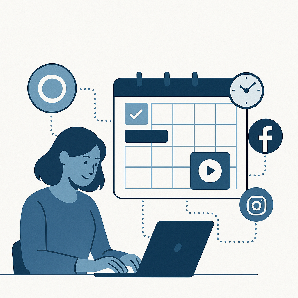 AI로 SNS 콘텐츠 스케줄링을 자동화 스마트전력