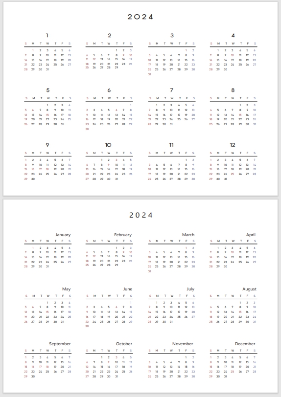 2024 전체달력_다운로드_무료_프린트_pdf