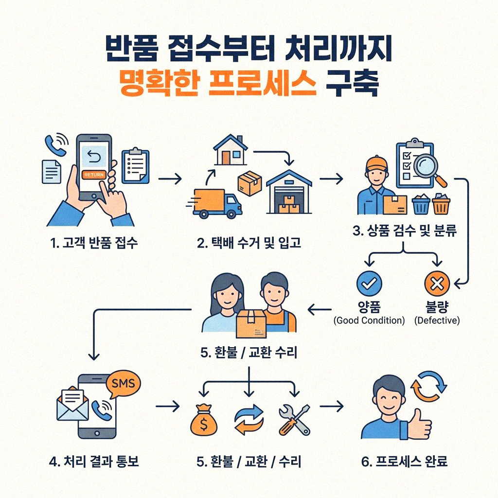 복잡한 반품 일정 관리 더 이상 고민 끝