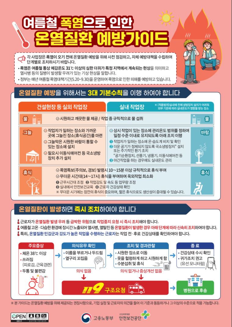 온열질환 예방 가이드