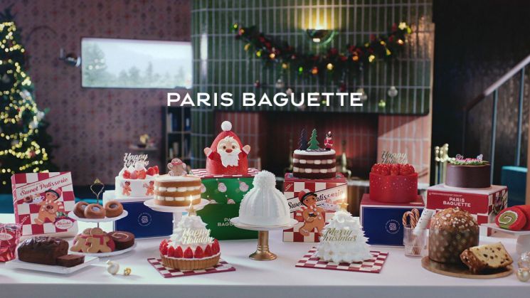 파리바게뜨, 2024 홀리데이 케이크. 파리바게뜨 제공
