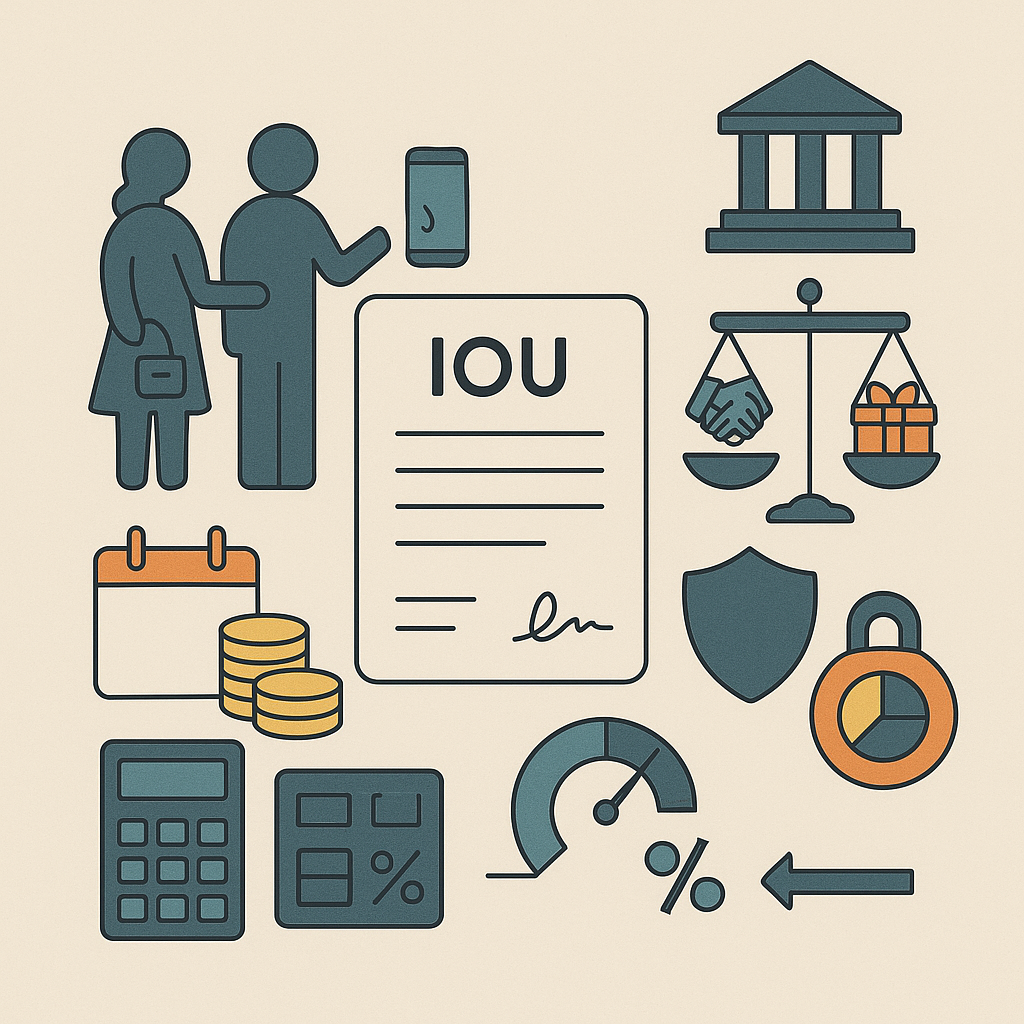 가족 간 금전소비대차 ‘차용증’ 템플릿과 증여세 분쟁 방지 실무: 4.6% 인정이자율·연 1,000만원 룰까지(2025)