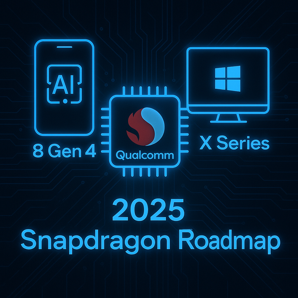 퀄컴 2025년 프로세서 로드맵 썸네일